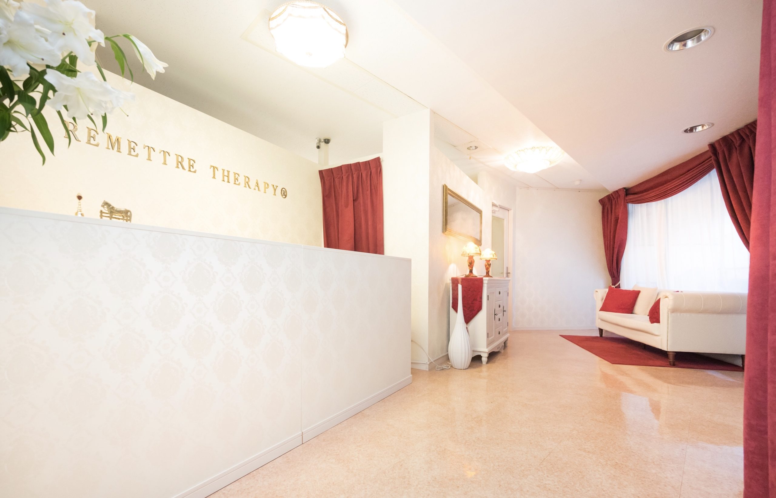 高級感のある受け付けの画像